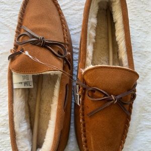 SOLD | J. Crew | Men's Slippers Faux Fur Moccasins | Size 11